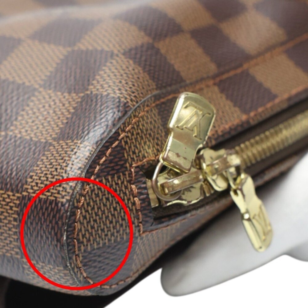 LOUIS VUITTON Authentic Brown Damier Canvas Hobo Bag - Picture 8 of 12